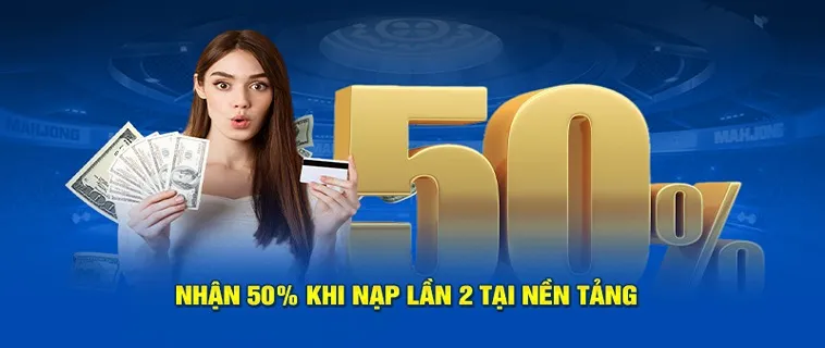 Nhận Ưu Đãi Nạp Lần 2 Tặng 50% Tại Nhà Cái VIN68 - Cơ Hội Có Một Không Hai! 1 Nhận Ưu Đãi Nạp Lần 2 Tặng 50% Tại Nhà Cái VIN68 - Cơ Hội Có Một Không Hai!